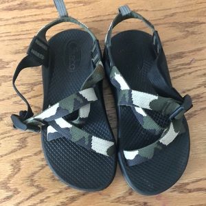 Boys Camouflage Chaco Sandals